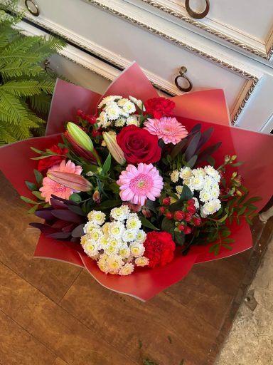 Mixed With Red Rose £40